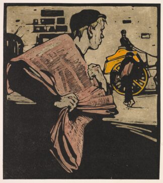 News-boy by William Nicholson