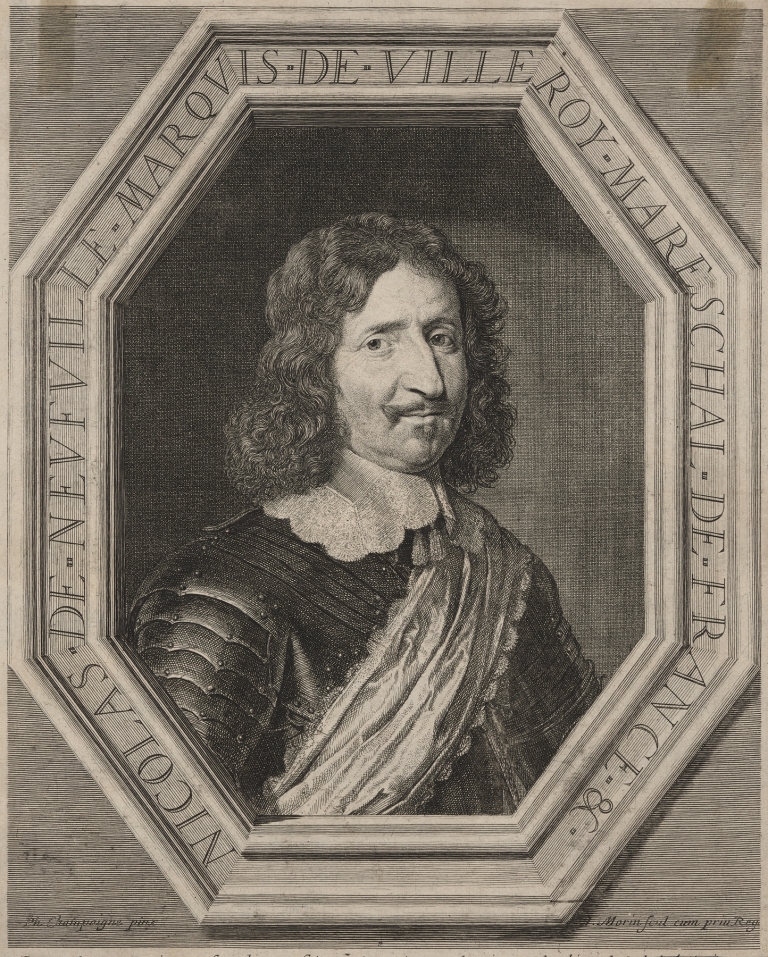 Nicolas de Neufville, Marquis of Villeroy Marshall of France &c by Jean Morin