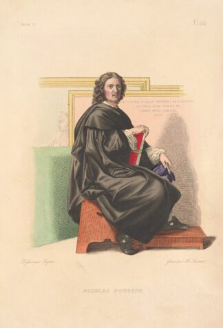 Nicolas Poussin by Jean Auguste Dominique Ingres