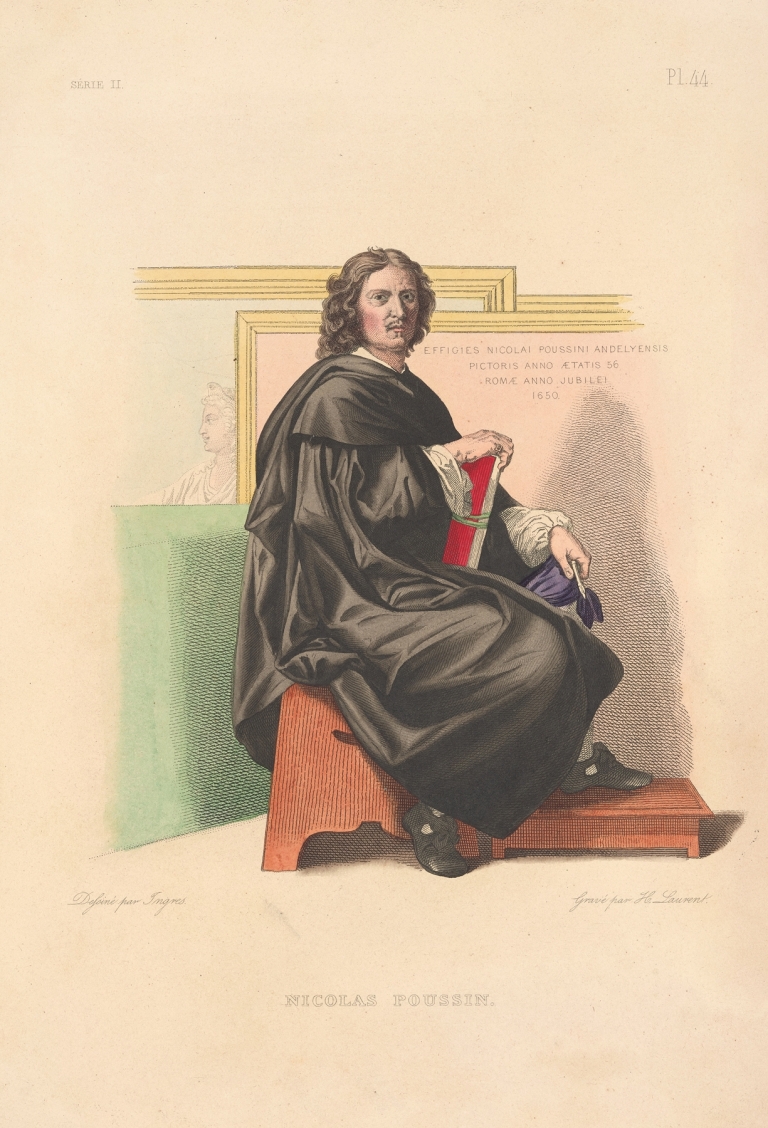 Nicolas Poussin by Jean Auguste Dominique Ingres