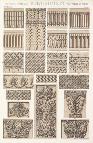 Nineveh & Persia No. 3 by Owen Jones