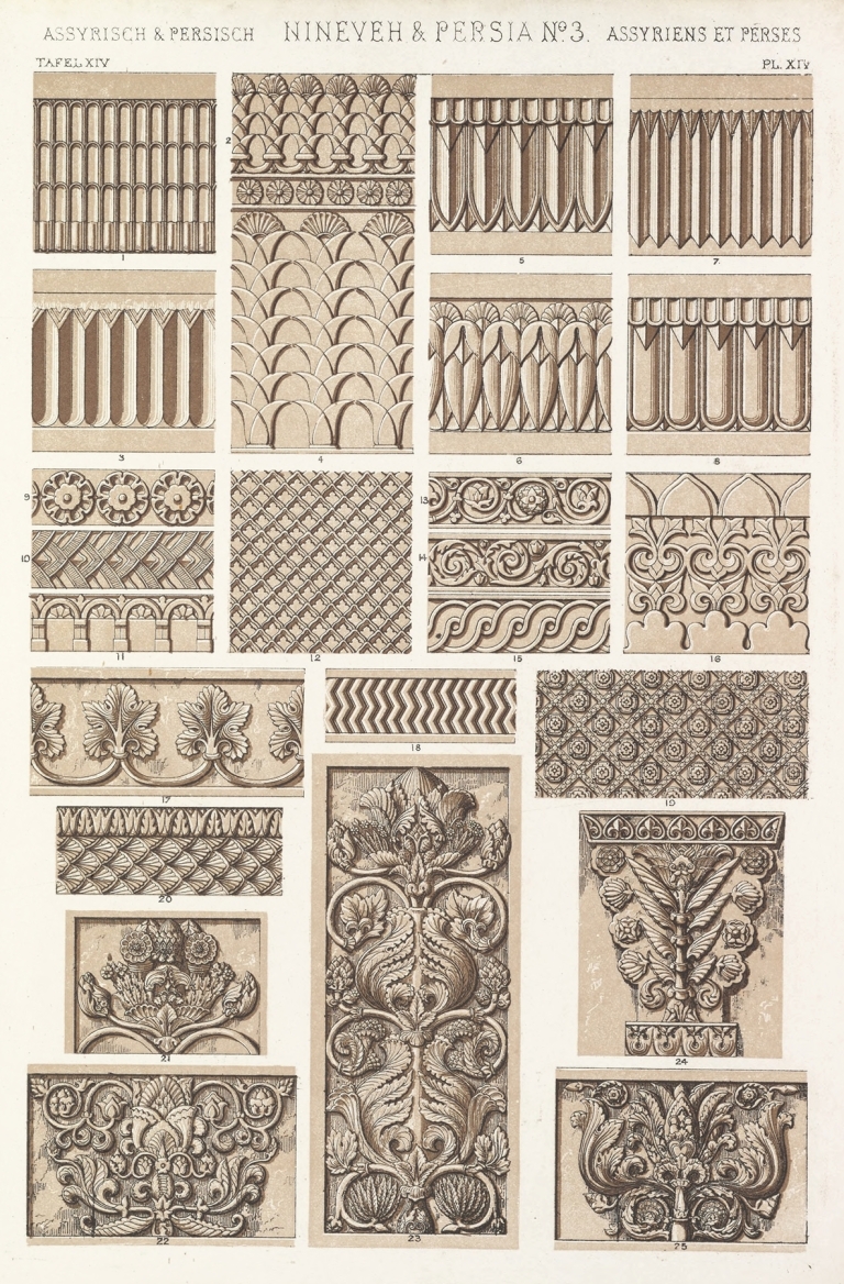 Nineveh & Persia No. 3 by Owen Jones