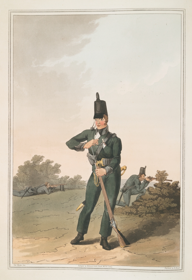 North York militia, Plate 31 by George Walker