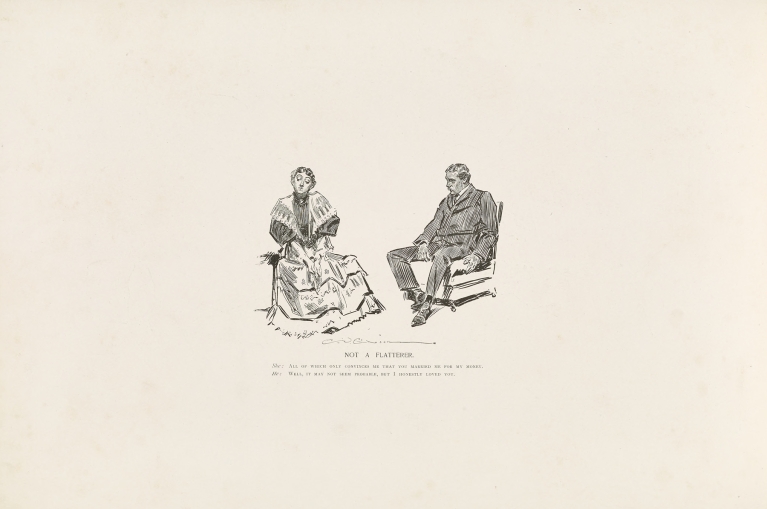Not a flatterer by Charles Dana Gibson