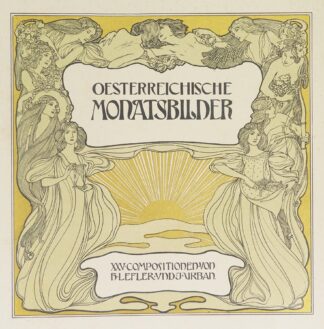 Oesterreichische Monatsbilder Pl.01 by Heinrich Lefler