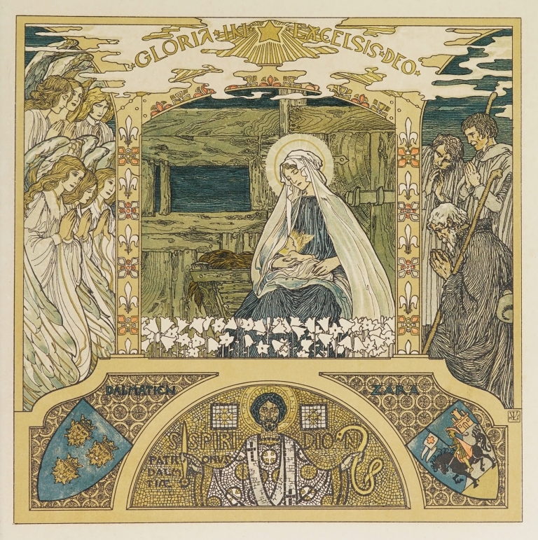 Oesterreichische Monatsbilder Pl.25 by Heinrich Lefler