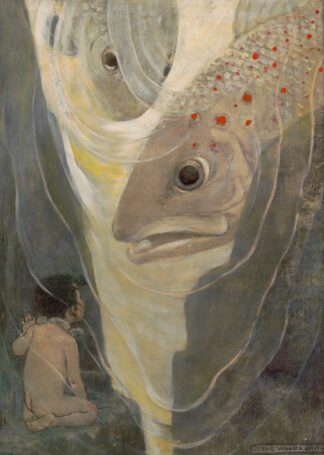 Oh, don’t hurt me! cried Tom. I only want to look at you; you are so handsome by Jessie Willcox Smith