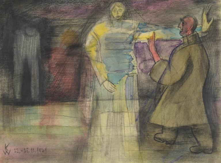 Ohne Titel; aus; ‘Die 150 Blätter’ XX by Karl Wiener