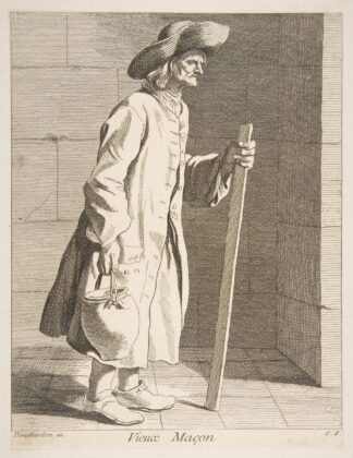 Old Bricklayer by Edmé Bouchardon