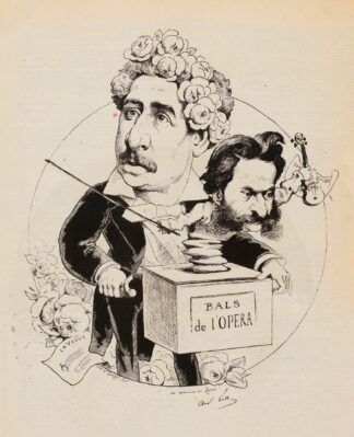 Olivier Métra Johann Strauss by André Gill