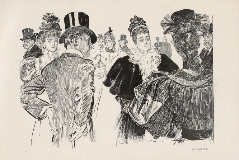 On Bond Street by Charles Dana Gibson