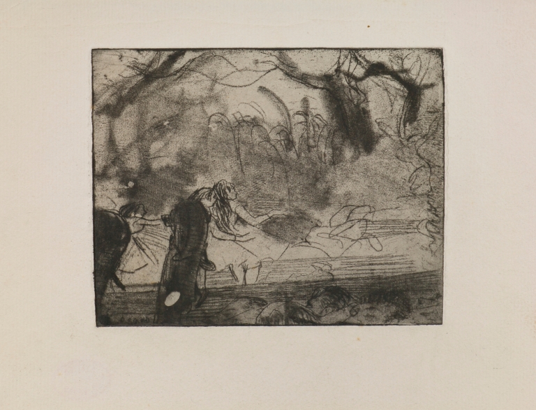 On Stage III by Edgar Degas