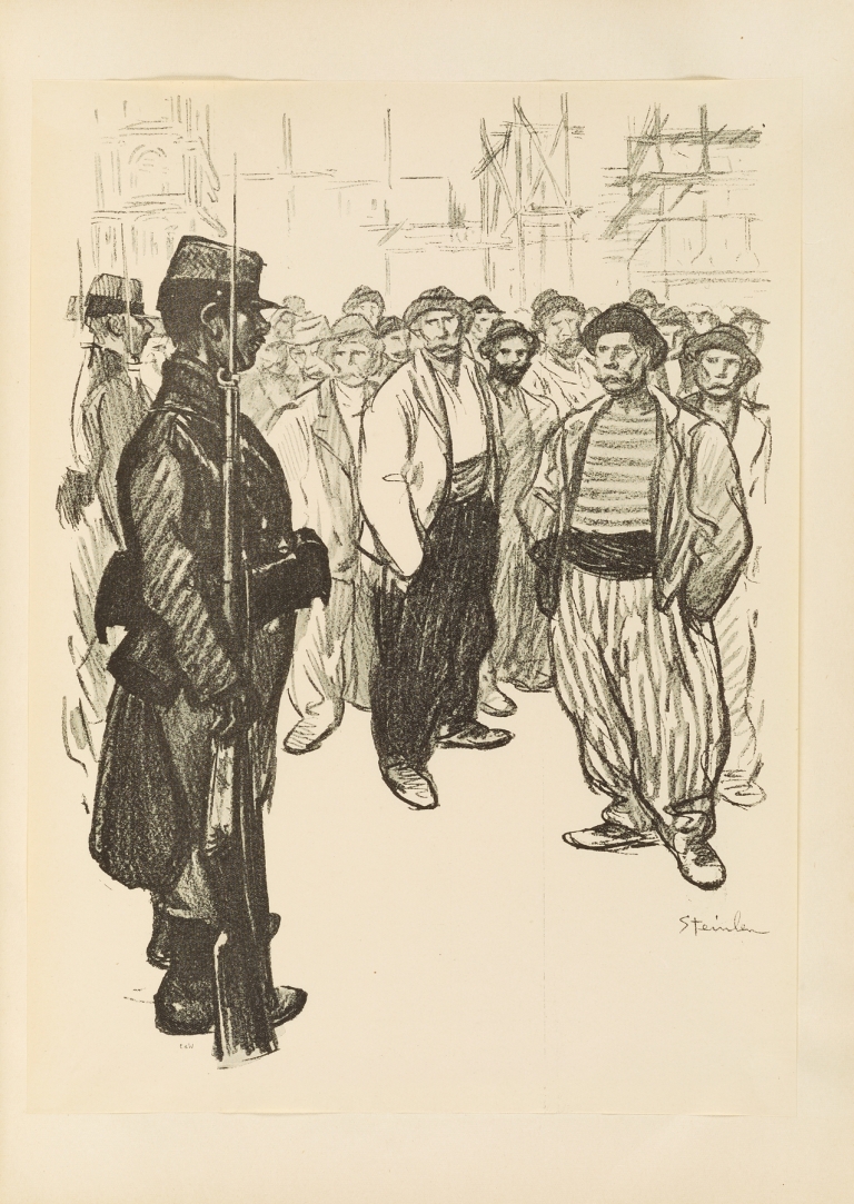On Strike by Théophile Alexandre Steinlen