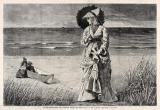 On the Beach – Two are Company, Three are None by Winslow Homer