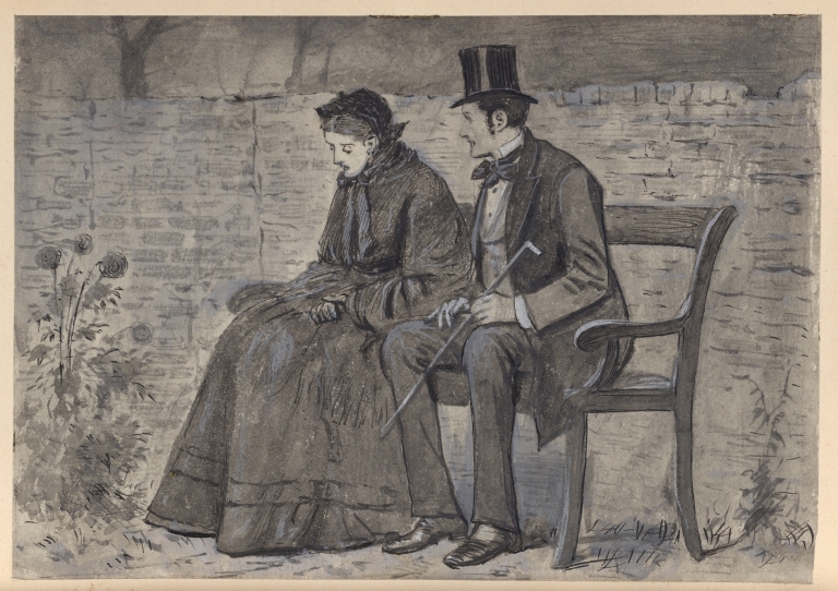 On the bench by Francis Arthur Fraser