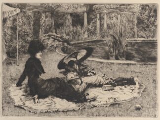 On the Grass by James Tissot