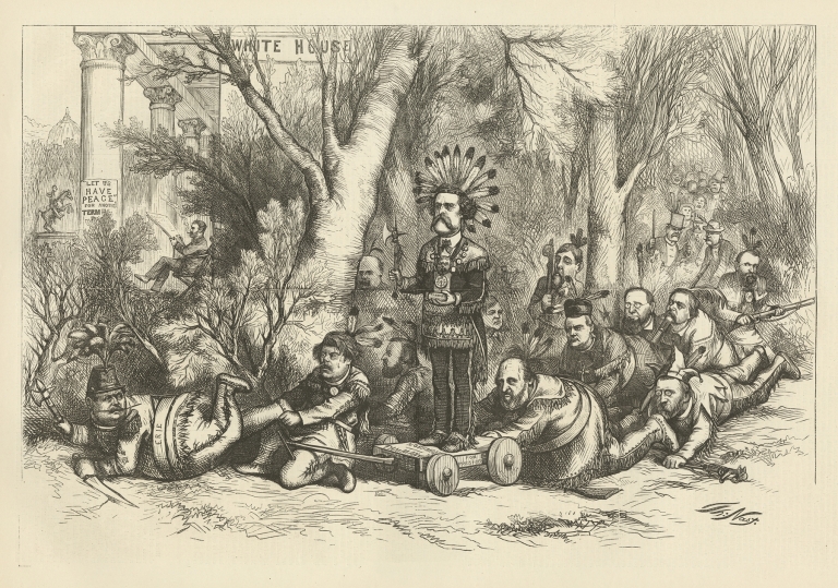 On to Washington!. by Thomas Nast