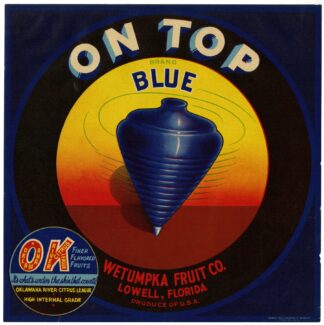 On Top Brand – Blue Label Citrus Label by Anonymous