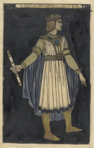 Ontwerp voor kostuum voor Lucifer by Richard Nicolaüs Roland Holst