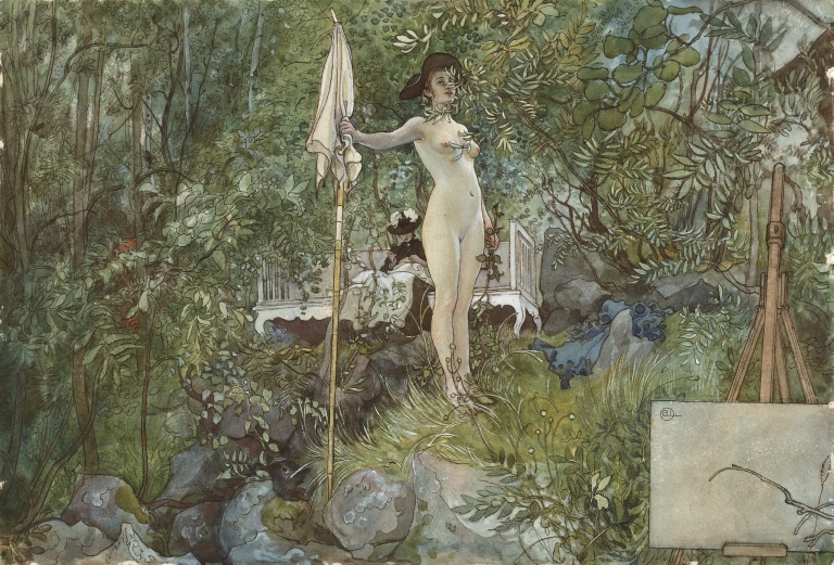 Open-Air Studio by Carl Larsson