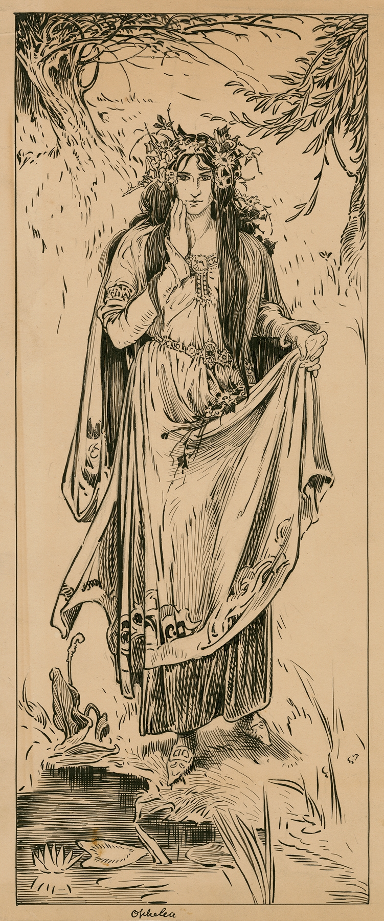 Ophelia by Louis Rhead