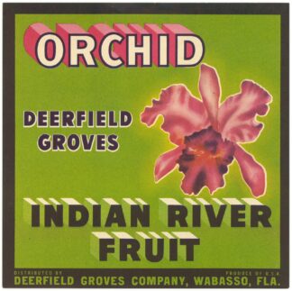 Orchid Citrus Label by Anonymous
