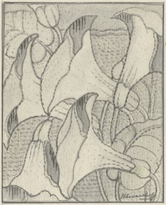Ornament met lelies by Henri van Daalhoff