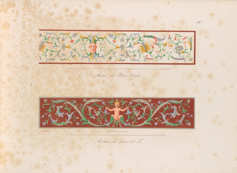 Ornamente aller klassischen Kunst-Epochen nach den Originalien in ihren eigenthümlichen Farben Pl.026 by Wilhelm Zahn