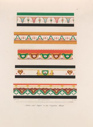 Ornamente aller klassischen Kunst-Epochen nach den Originalien in ihren eigenthümlichen Farben Pl.039 by Wilhelm Zahn