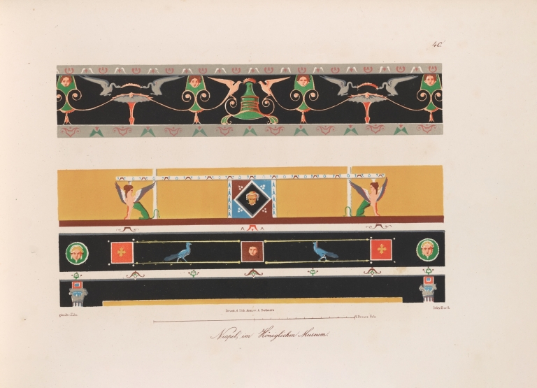Ornamente aller klassischen Kunst-Epochen nach den Originalien in ihren eigenthümlichen Farben Pl.040 by Wilhelm Zahn