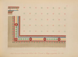 Ornamente aller klassischen Kunst-Epochen nach den Originalien in ihren eigenthümlichen Farben Pl.061 by Wilhelm Zahn