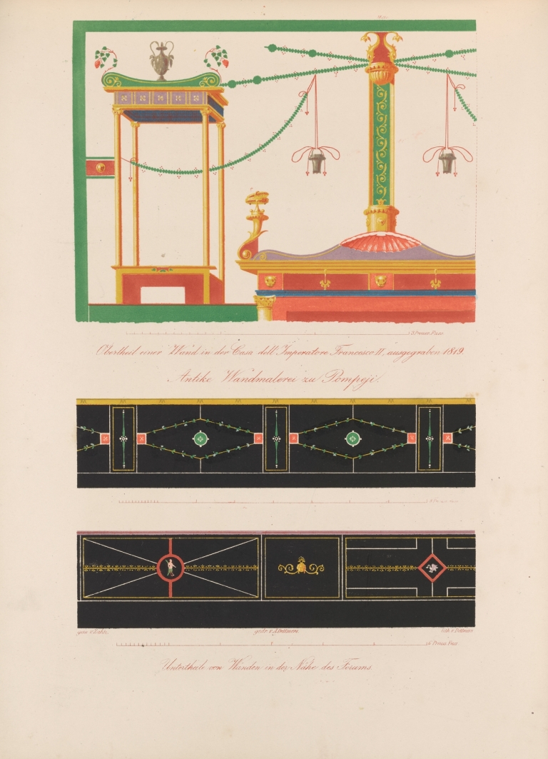 Ornamente aller klassischen Kunst-Epochen nach den Originalien in ihren eigenthümlichen Farben Pl.066 by Wilhelm Zahn