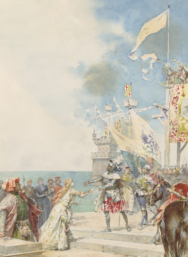 Othello, act 2, scene I, ‘It gives me wonder great as my content, to see you here before me’ by Ludovico Marchetti