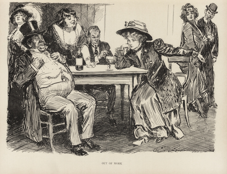 Out of work by Charles Dana Gibson