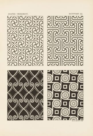 Outlines of ornament in the leading styles Pl.18 by George Ashdown Audsley