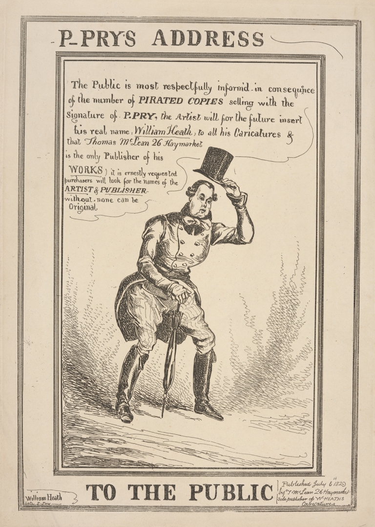 P-Pry’s address to the public. by William Heath