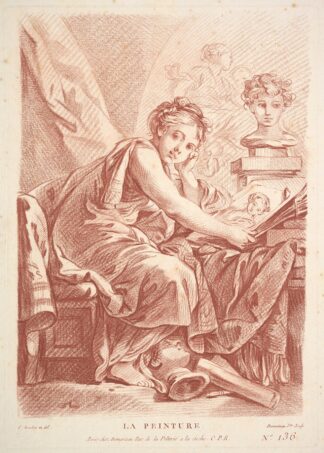 Painting by Gilles Demarteau the Elder