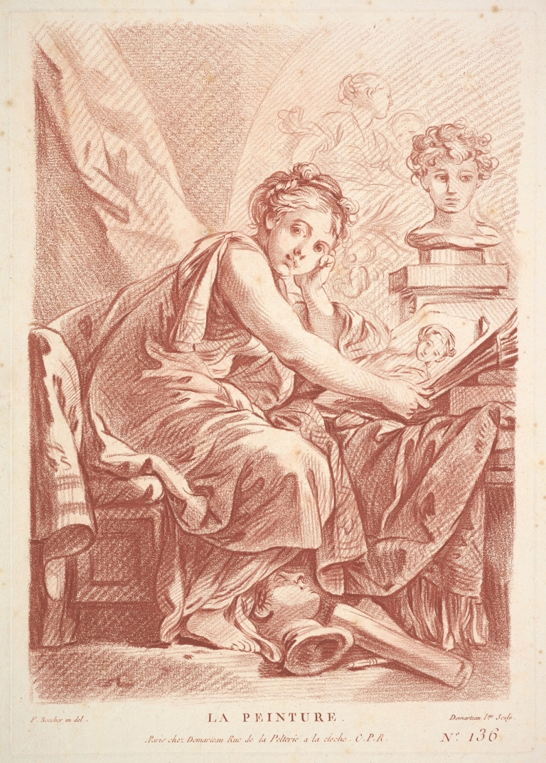 Painting by Gilles Demarteau the Elder