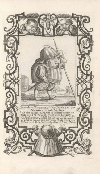 Pantaleon Bürgmann, auf der Wacht von der Schweitzer Guarde zu Rom, Pl. 15 by Elias Baeck