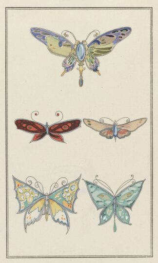 Papillons naturels montés by Anonymous