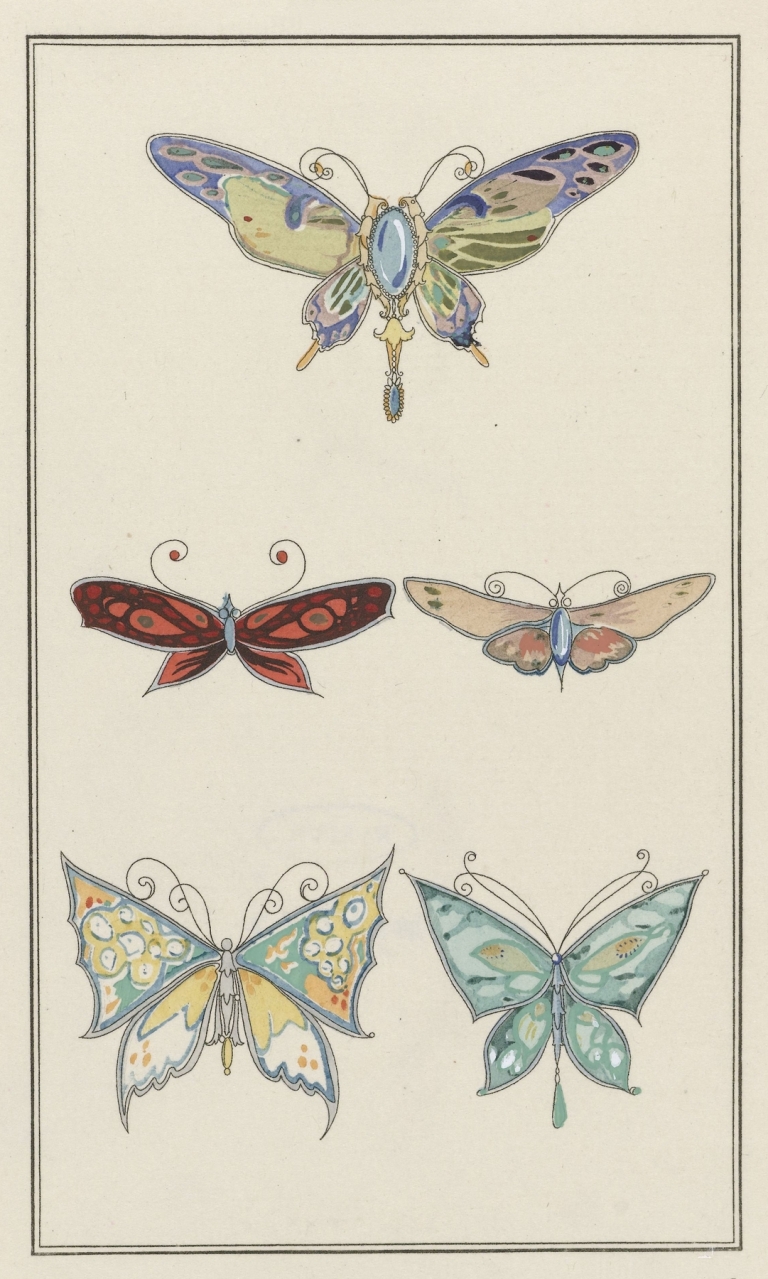 Papillons naturels montés by Anonymous