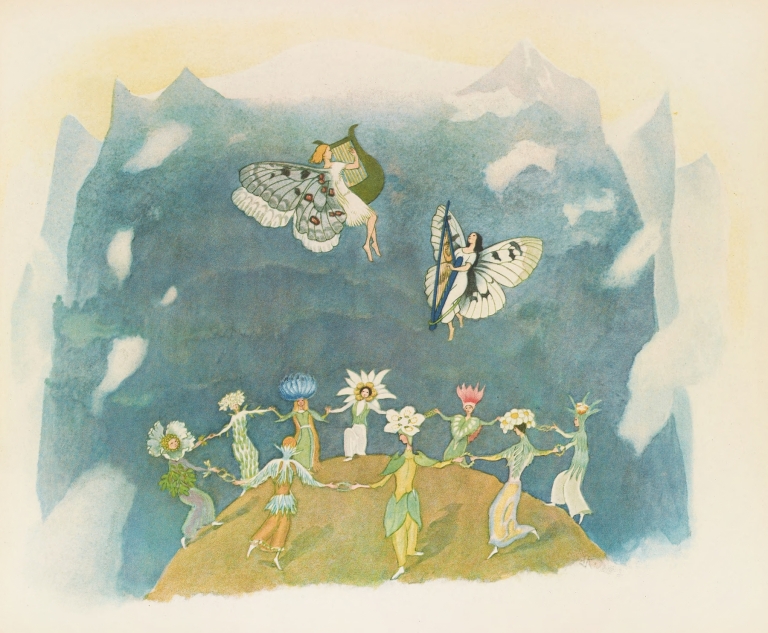 Parnaß by Ernst Kreidolf