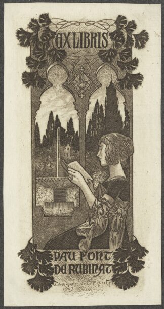Pau Font de Rubinat by Alexandre de Riquer