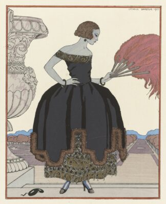 Pavane ; Robe du soir, de Worth by George Barbier
