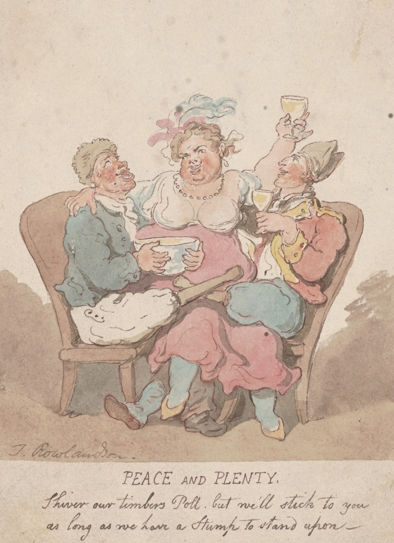 Peace and plenty by Thomas Rowlandson