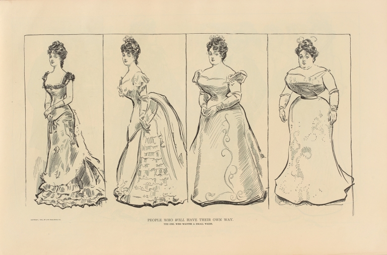 People who will have their own way. The girl who wanted a small waist by Charles Dana Gibson