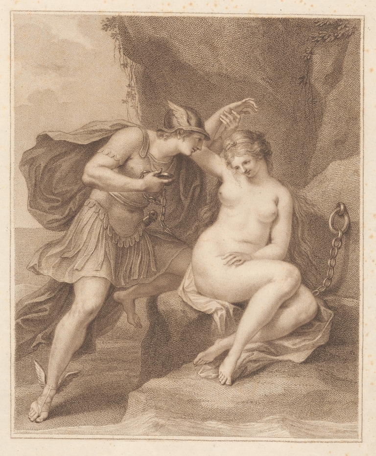 Perseus, Having Rescued Andromeda by Giovanni Battista Cipriani