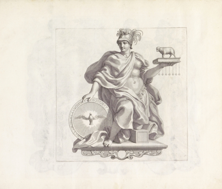 Personificatie van de Goddelijke Wijsheid by Robert van Audenaerde