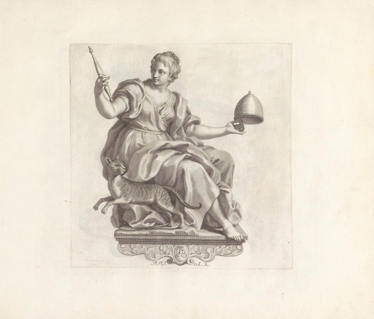 Personificatie van de Vrijheid by Robert van Audenaerde