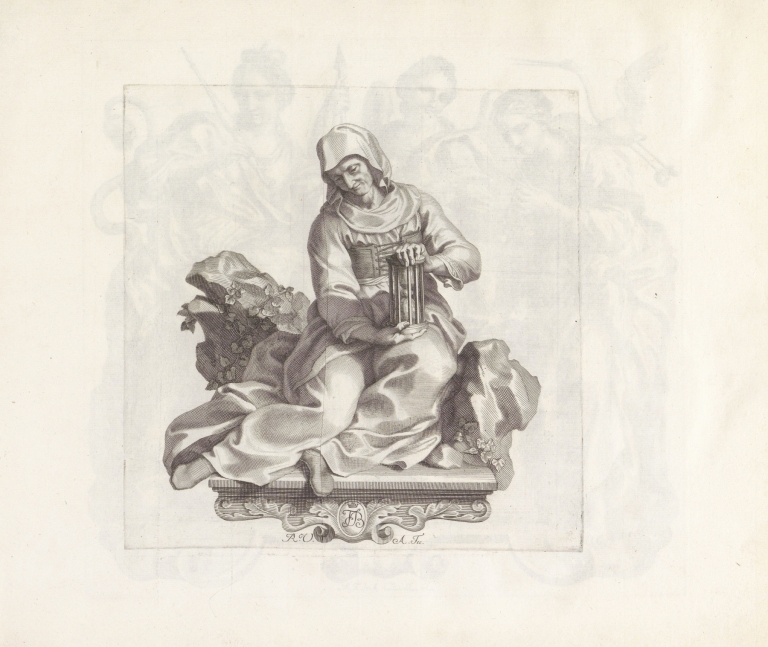 Personificatie van Volharding by Robert van Audenaerde